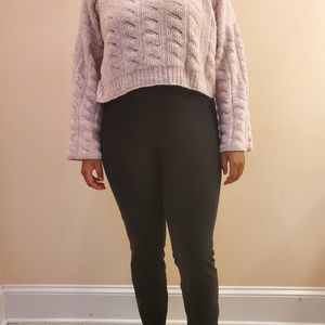 Wide Sleeved Pink Sweater